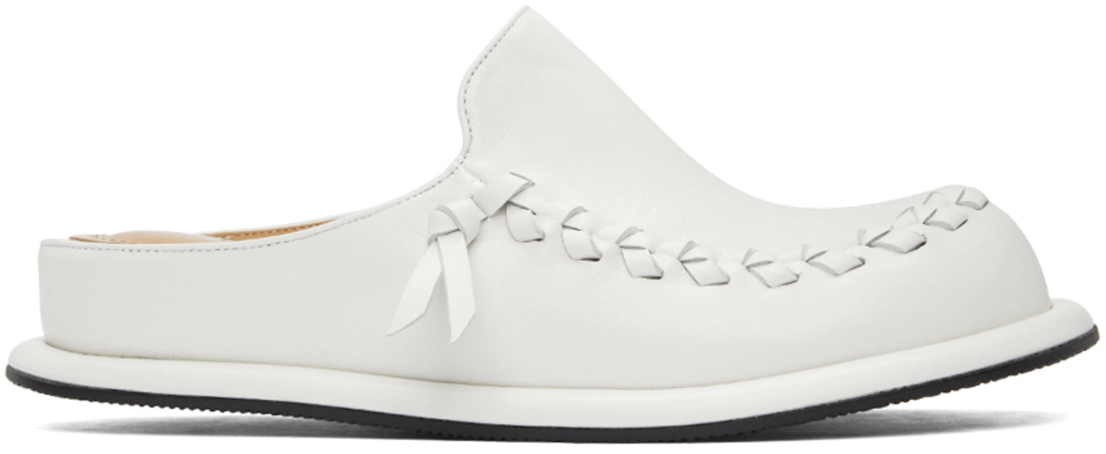 SSENSE Exclusive White Freed Loafers by COMME SE-A