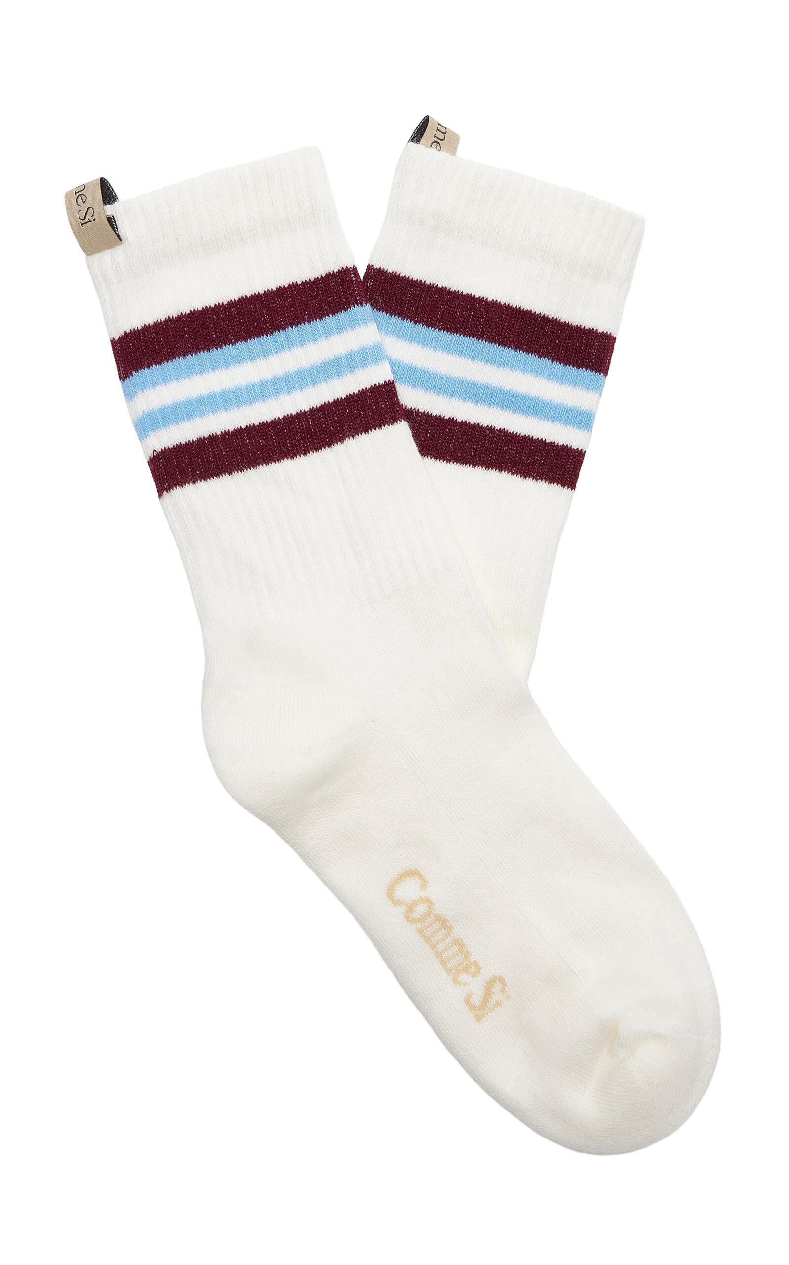 Comme Si The Striped Tube Sock - Moda Operandi by COMME SI