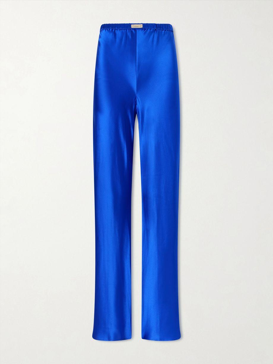 Silk-bias pants by COMME SI