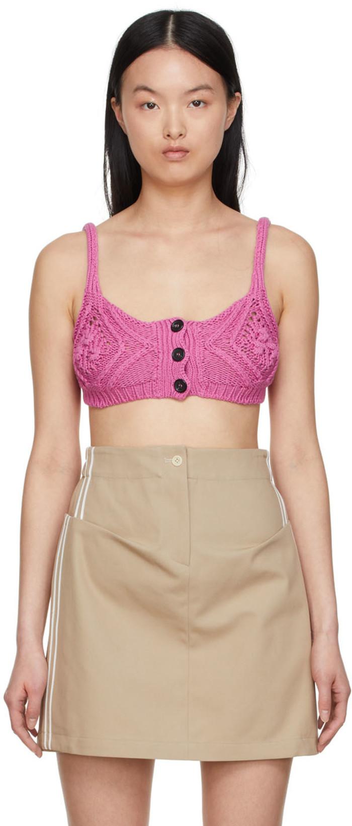 Pink Cotton Camisole by COMMISSION
