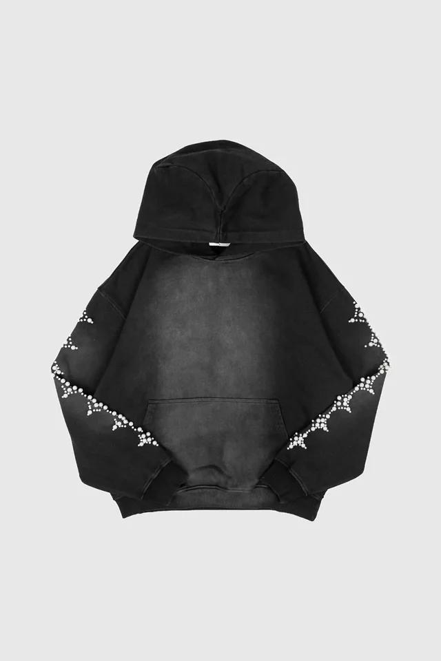 Common Hype Pearled Star Hoodie by COMMON HYPE