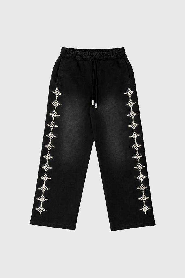 Common Hype Pearled Star Sweatpants by COMMON HYPE