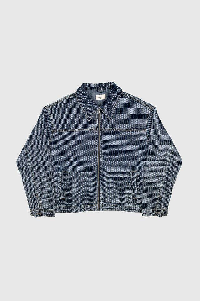 Common Hype Threaded Denim Jacket by COMMON HYPE