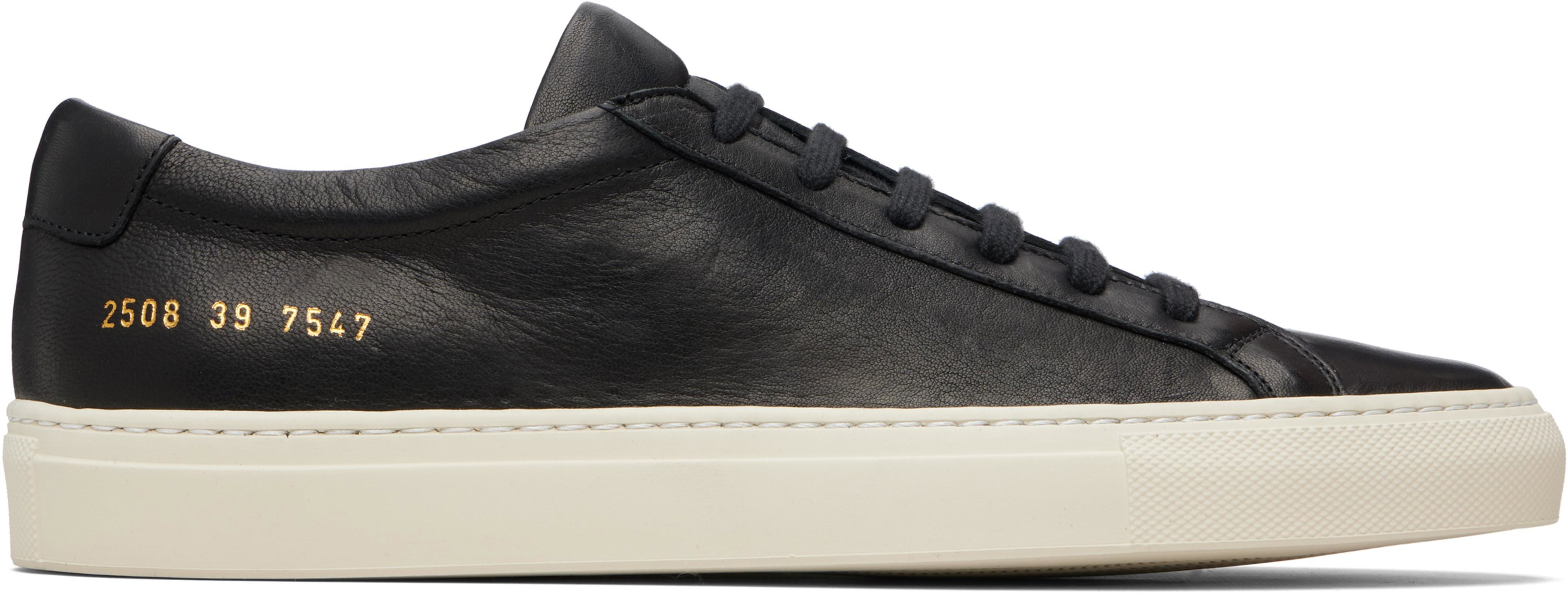 Black Achilles FW25 Sneakers by COMMON PROJECTS