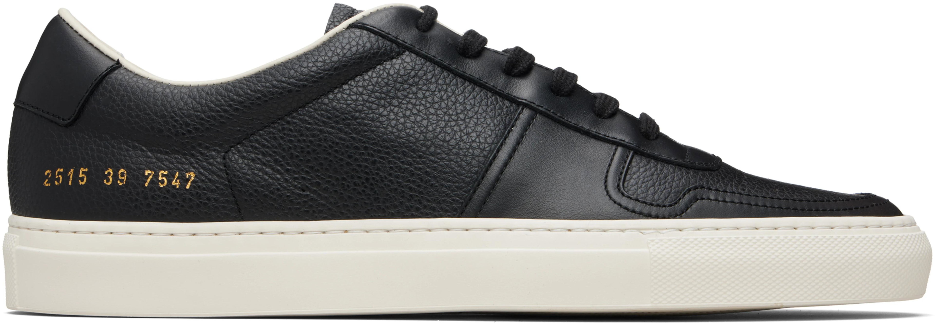 Black BBall Duo Sneakers by COMMON PROJECTS