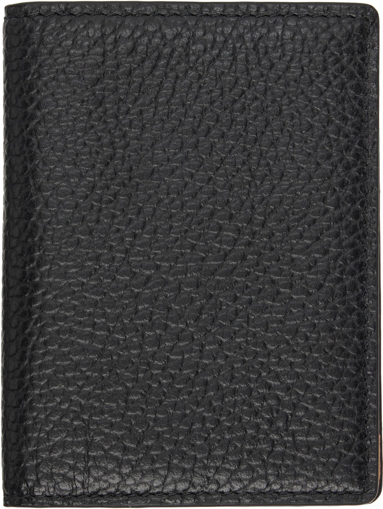 Black Leather Card Holder by COMMON PROJECTS