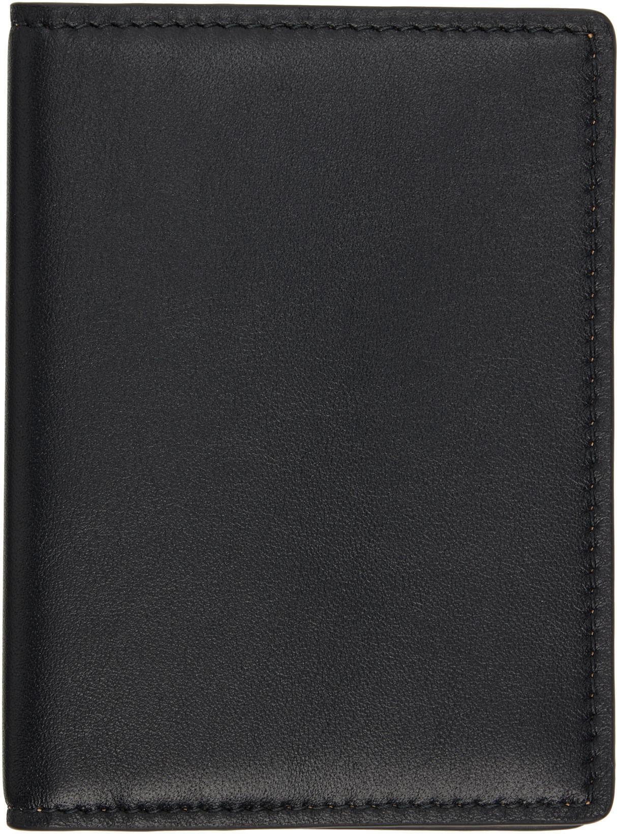 Black Leather Card Holder by COMMON PROJECTS