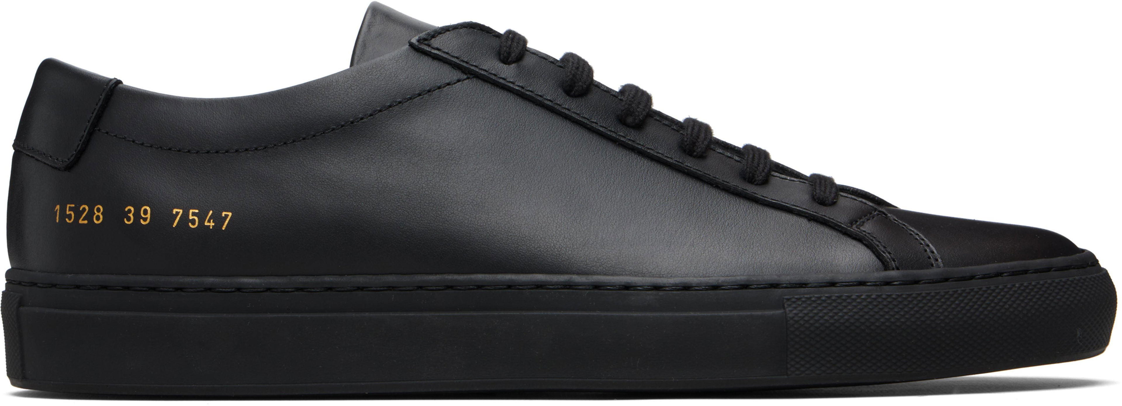 Black Original Achilles Low Sneakers by COMMON PROJECTS
