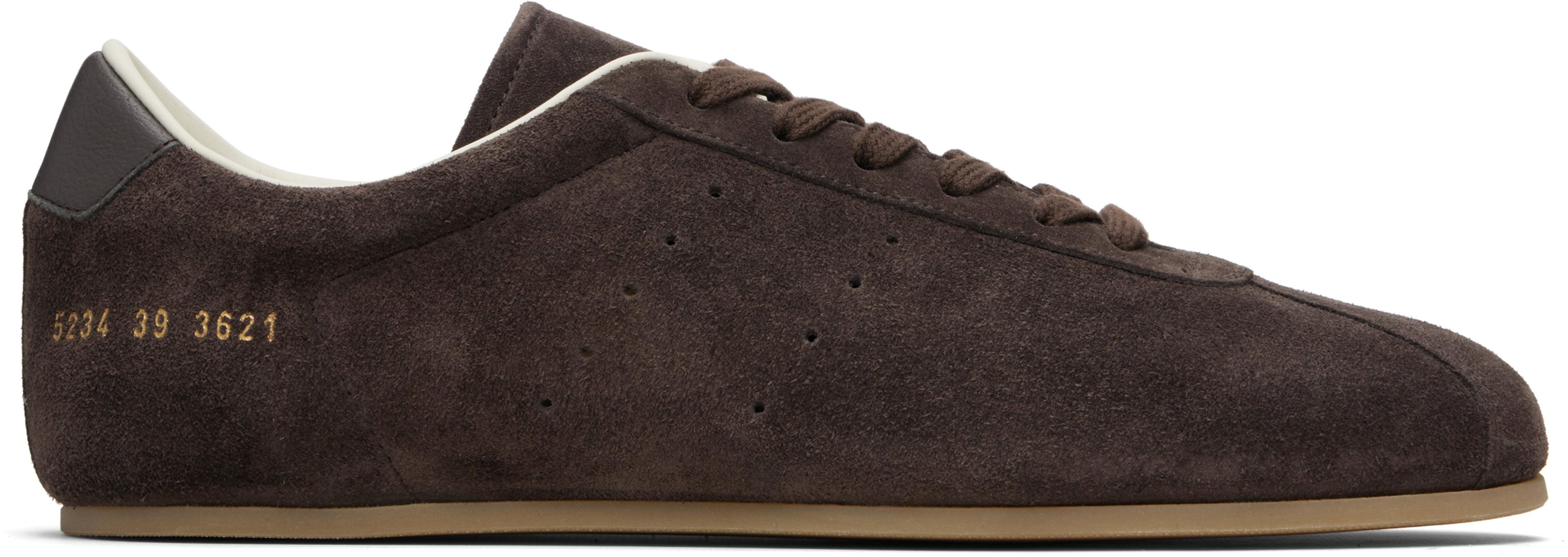 Brown Driving Sneakers by COMMON PROJECTS