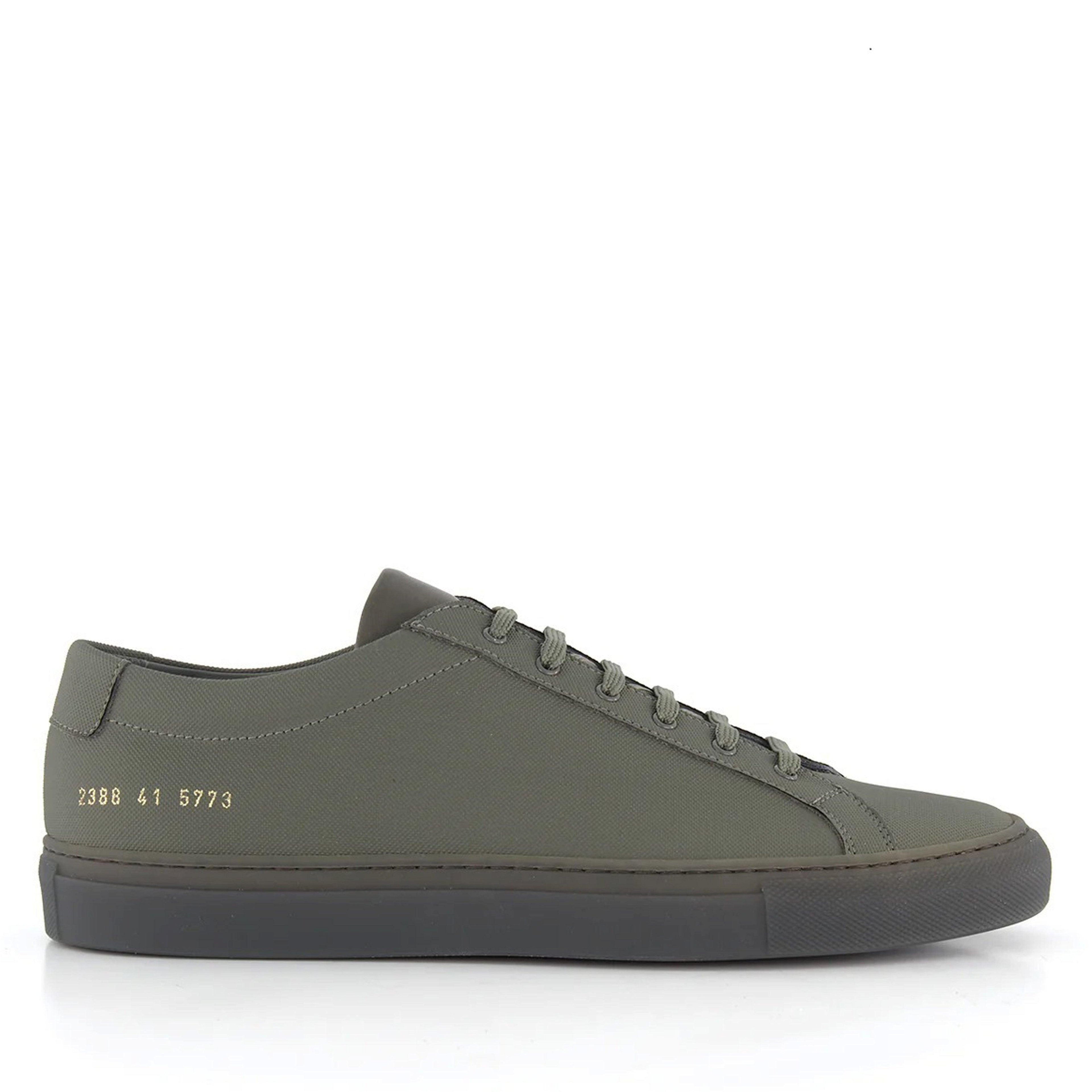 Common Projects - Achilles Tech Sneakers - (Army Green) by COMMON PROJECTS