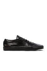 Common Projects Article 1528 Original Leather Achilles Low in Black by COMMON PROJECTS