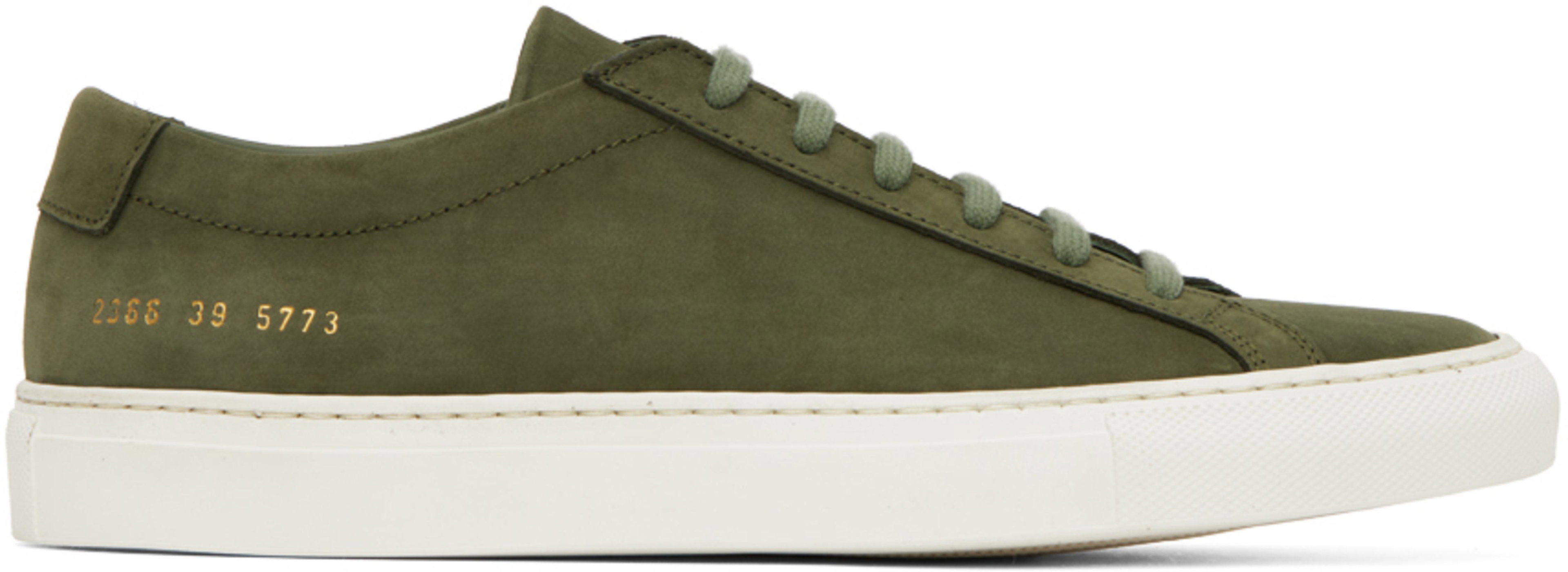 Khaki Achilles Sneakers by COMMON PROJECTS