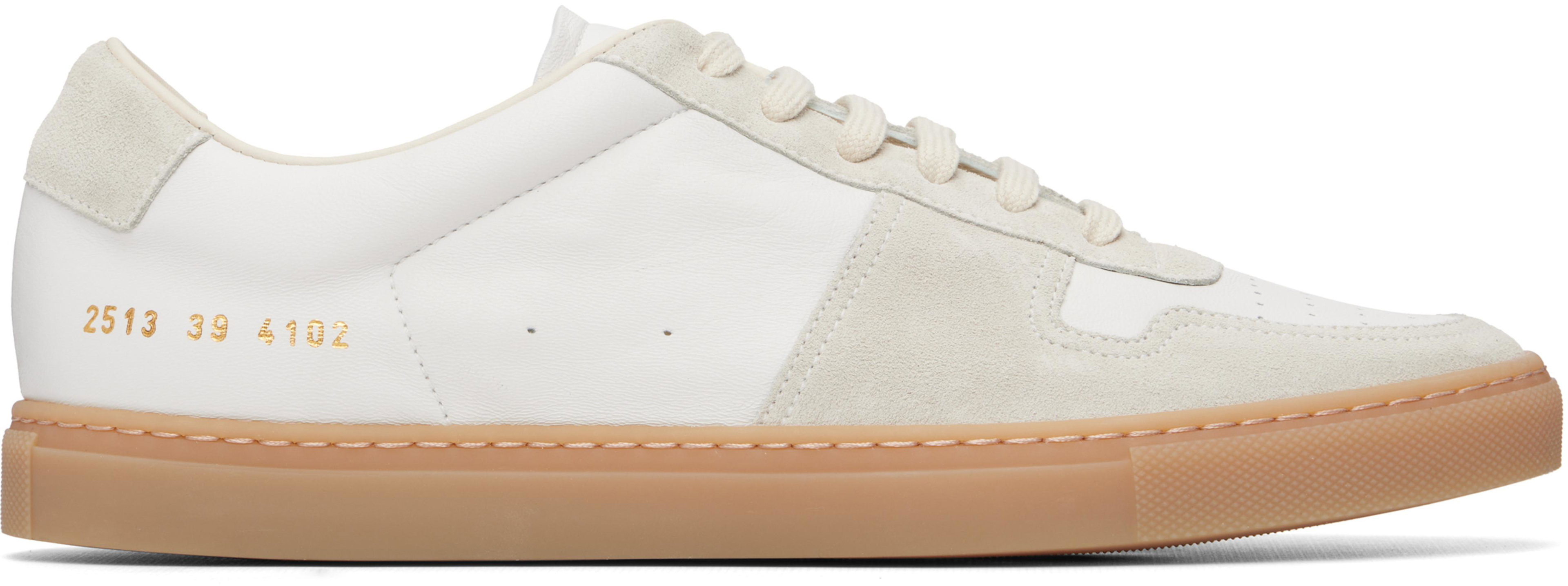 Off-White BBall Slim Sneakers by COMMON PROJECTS