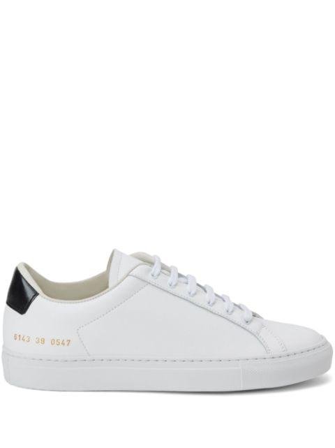 Retro leather sneakers by COMMON PROJECTS