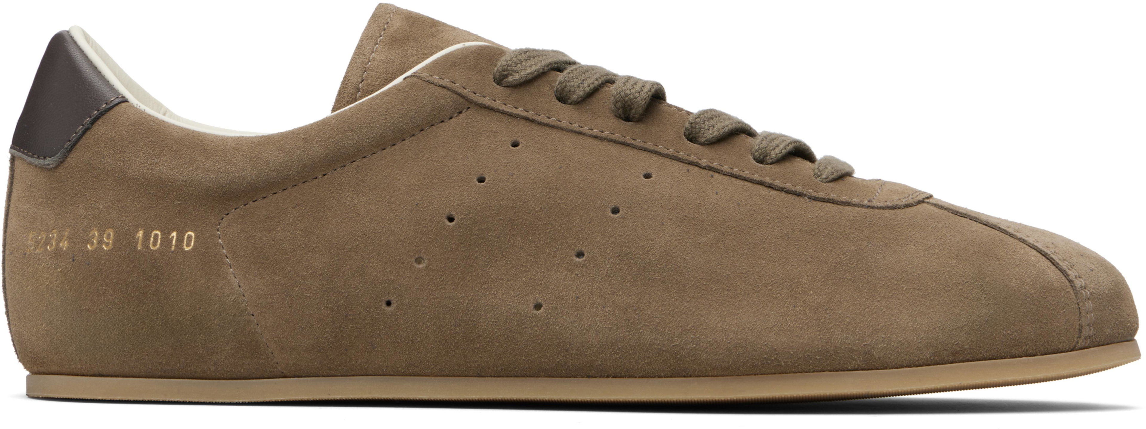 Taupe Driving Sneakers by COMMON PROJECTS