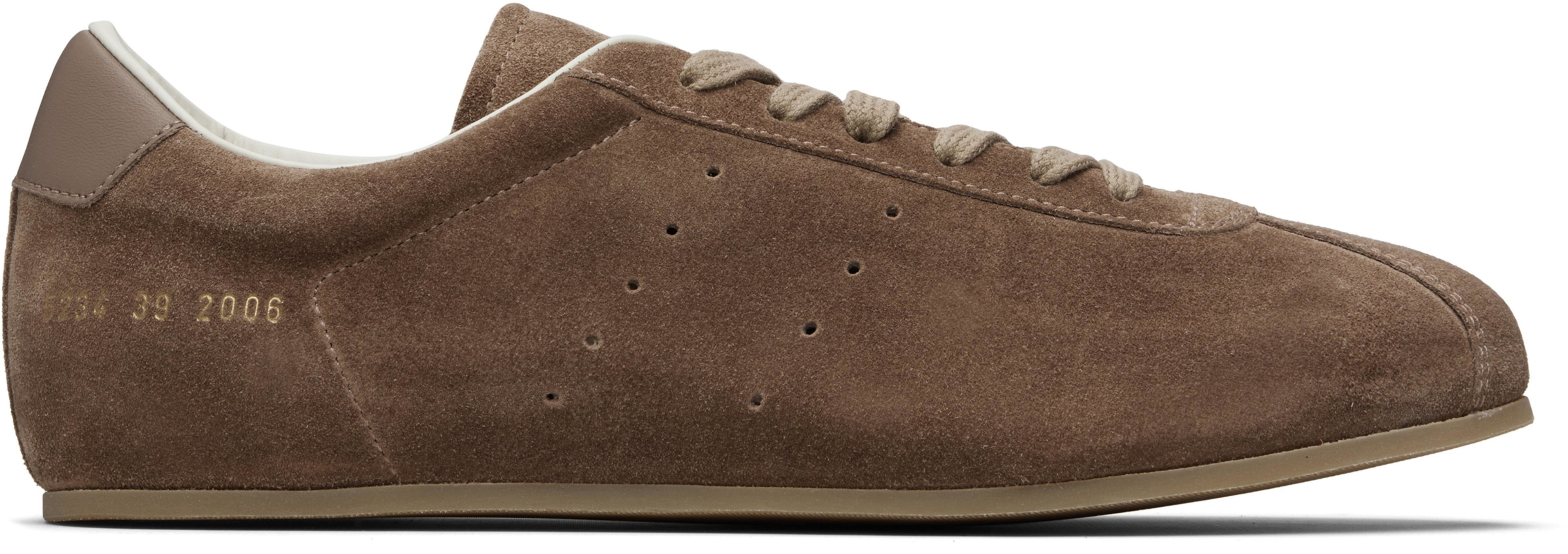 Taupe Driving Sneakers by COMMON PROJECTS
