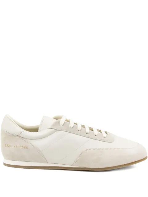 leather suede sneakers by COMMON PROJECTS