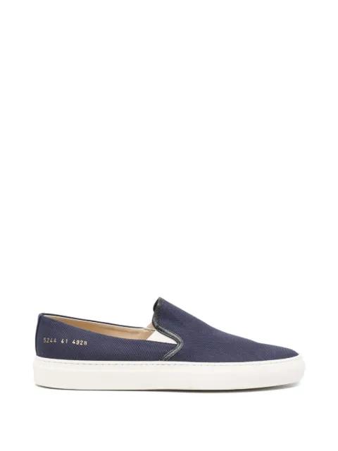 leather-trim slip-on sneakers by COMMON PROJECTS