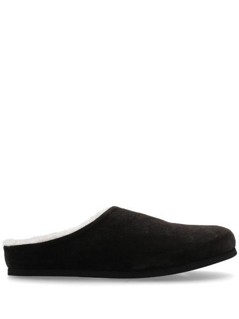 shearling clogs by COMMON PROJECTS