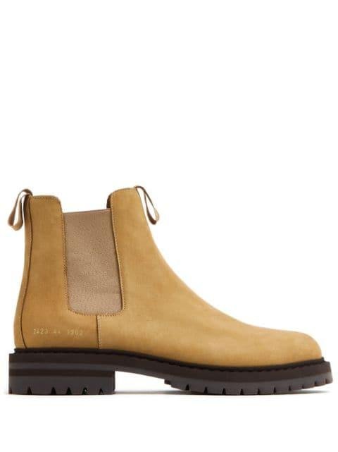 suede chelsea boots by COMMON PROJECTS