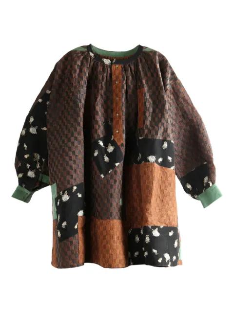 checks patchwork top by COMMUNS
