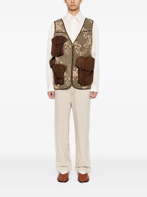 floral waistcoat by COMMUNS