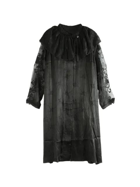 lace ruffled coat by COMMUNS