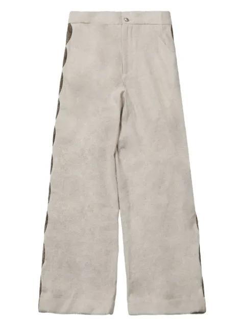 side-stripe trousers by COMMUNS