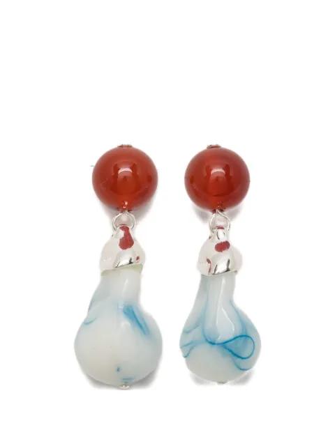 Beak earrings by COMPLETEDWORKS