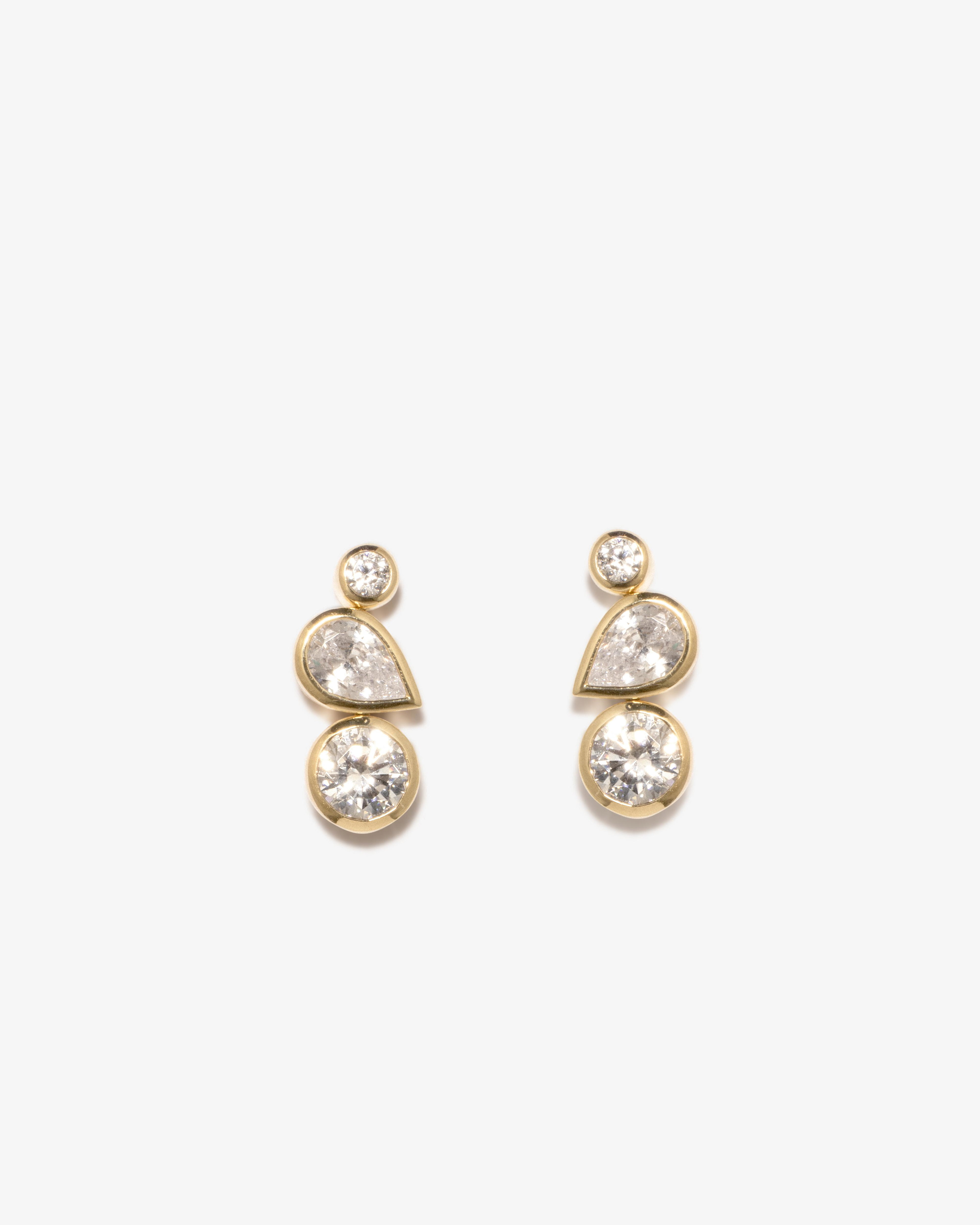 Completed Works - Like Peas In A Pod Earrings - (Gold) by COMPLETEDWORKS