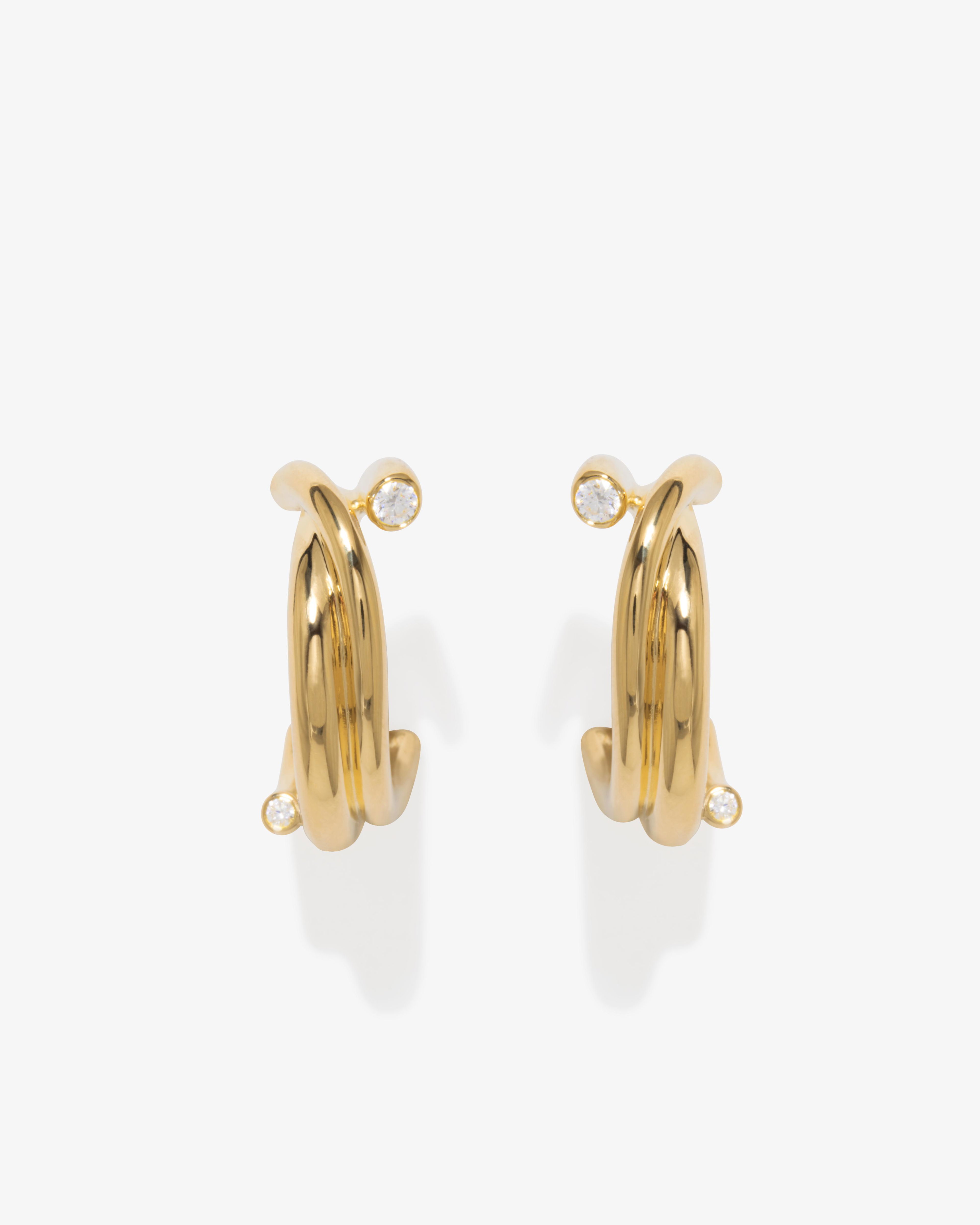 Completed Works - Multi Strand Hoops - (Gold) by COMPLETEDWORKS