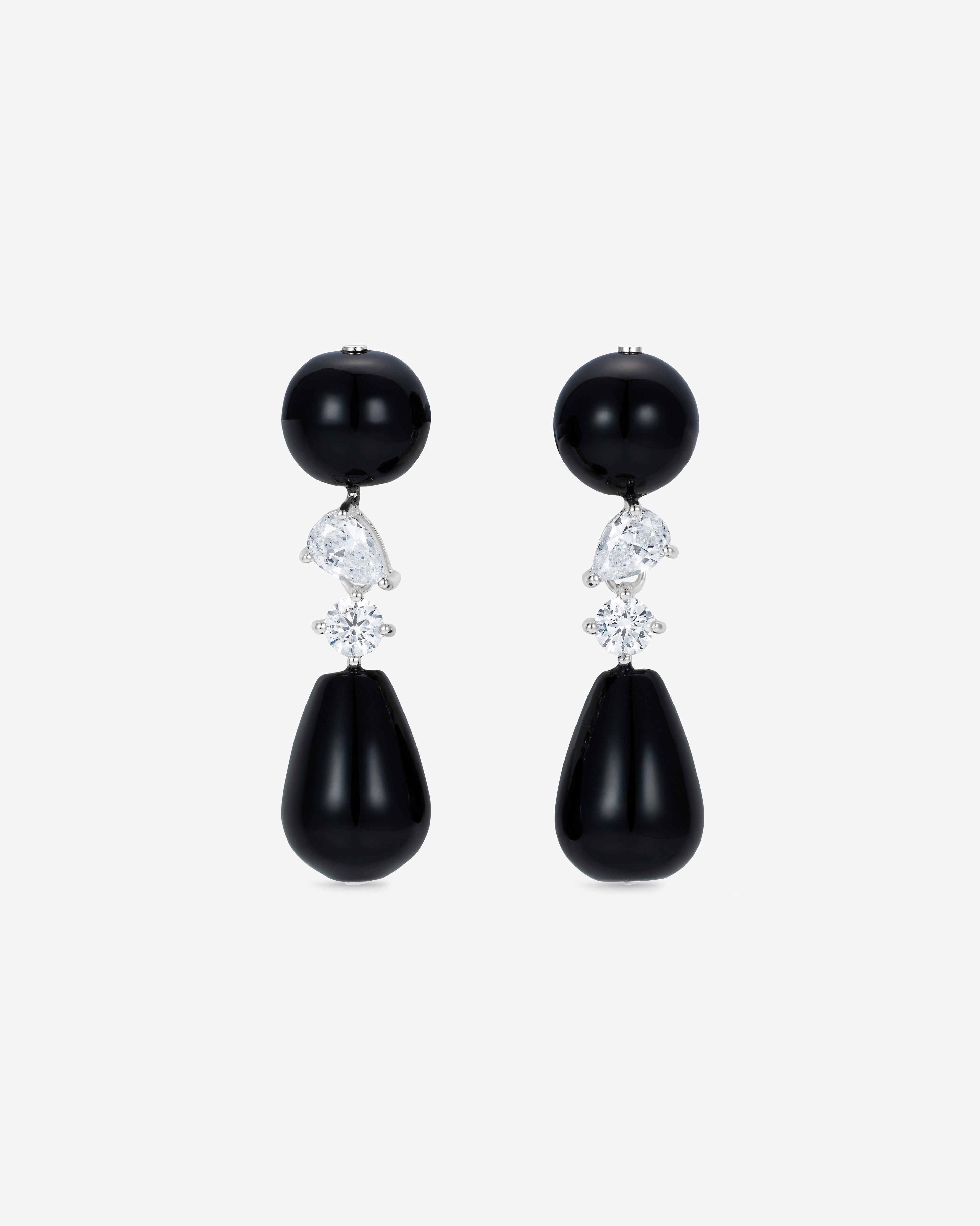 Completed Works  - Onyx Earrings -  (Black) by COMPLETEDWORKS