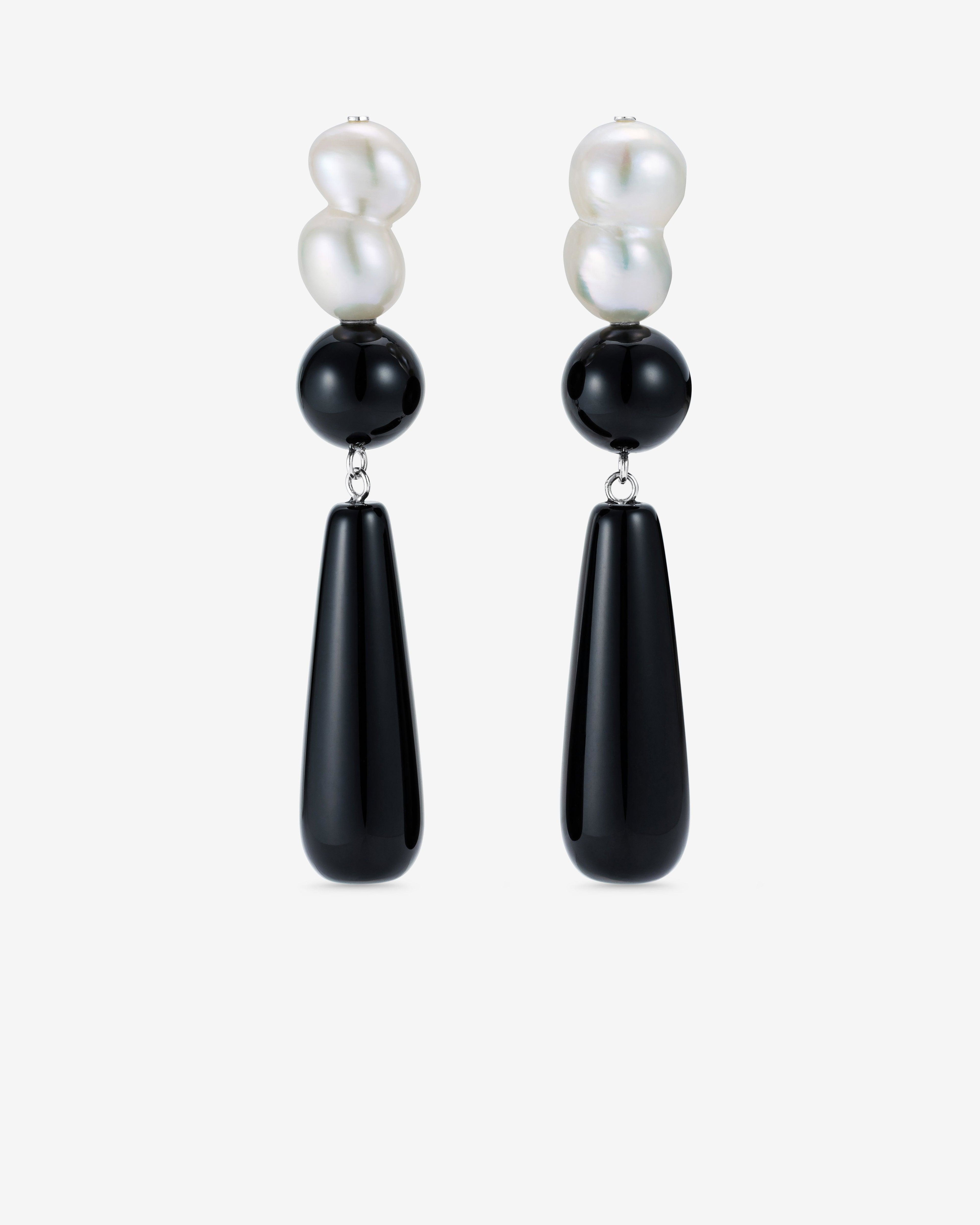 Completed Works  - Onyx Earrings -  (Black) by COMPLETEDWORKS