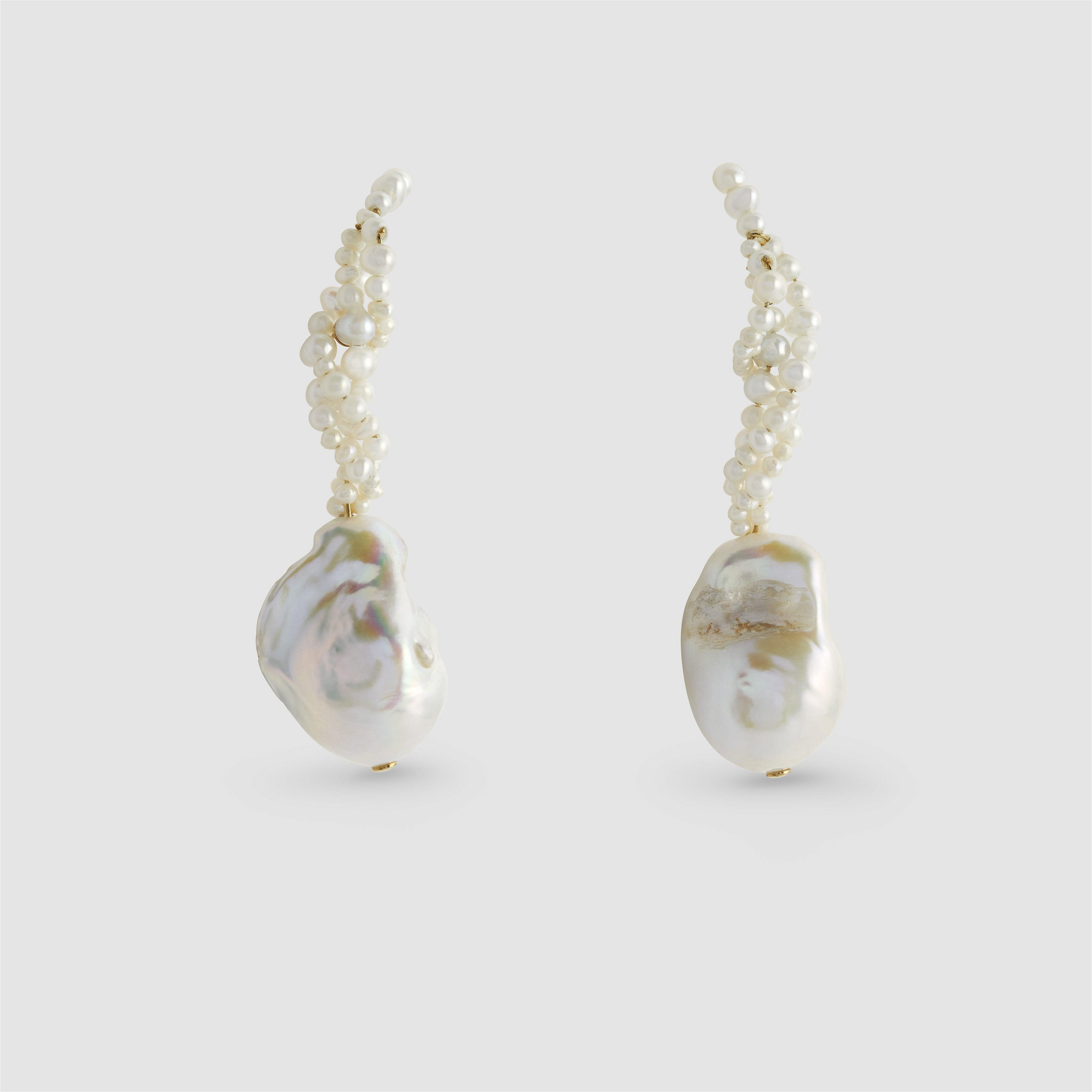 Completedworks Pearl Ear Climbers by COMPLETEDWORKS