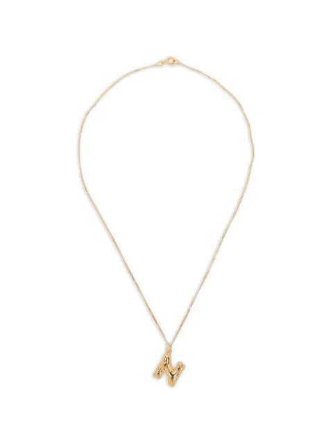 N-initial pendant necklace by COMPLETEDWORKS