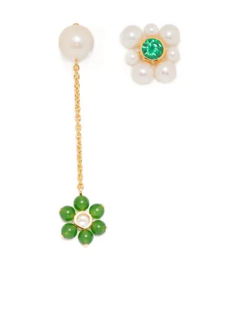 Not Brainwashed (Yet) flower earrings by COMPLETEDWORKS