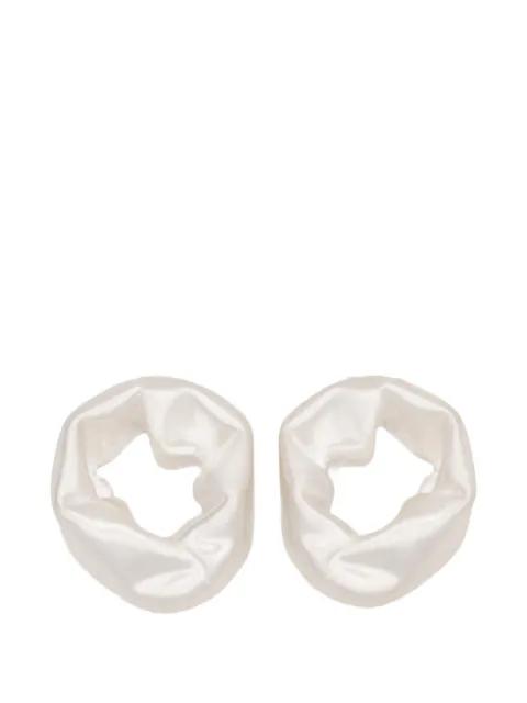 Scrunch earrings by COMPLETEDWORKS