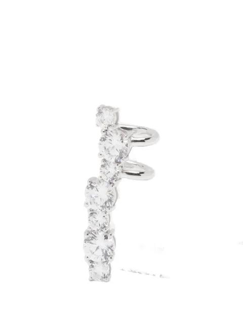 crystal-embellishment ear cuff by COMPLETEDWORKS
