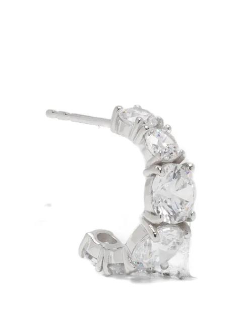 crystal-embellishment earrings by COMPLETEDWORKS
