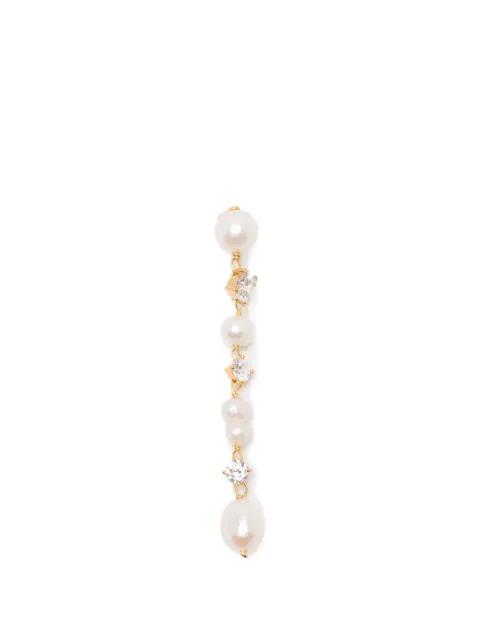 pearl drop earrings by COMPLETEDWORKS