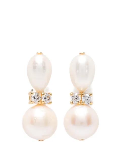 pearl earrings by COMPLETEDWORKS