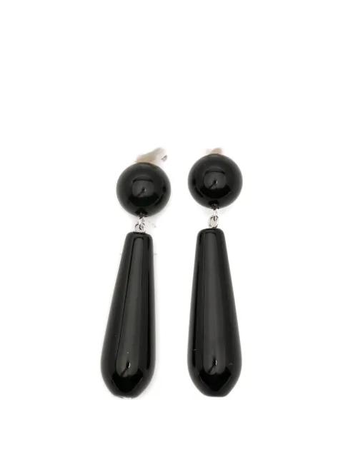 pearl-embellishment earrings by COMPLETEDWORKS