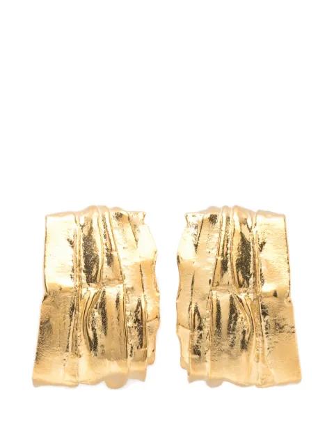 textured hoop earrings by COMPLETEDWORKS