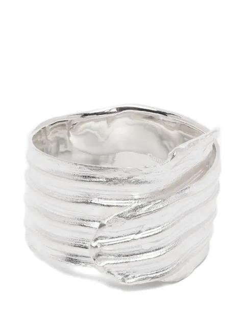 textured wrap-design ring by COMPLETEDWORKS