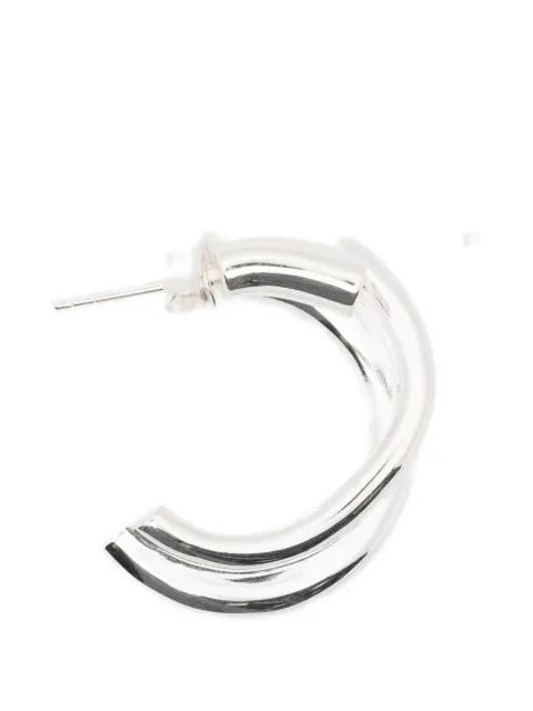 twisted hoop earrings by COMPLETEDWORKS