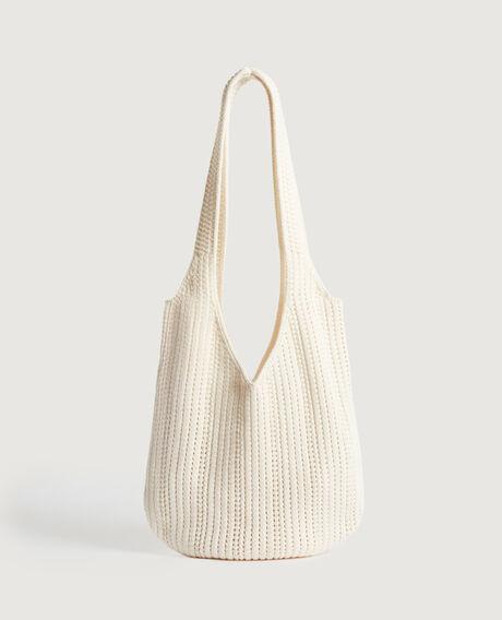 Crochet cotton bag H013 gardenia 6scba008c05 by COMPTOIR DES COTONNIERS
