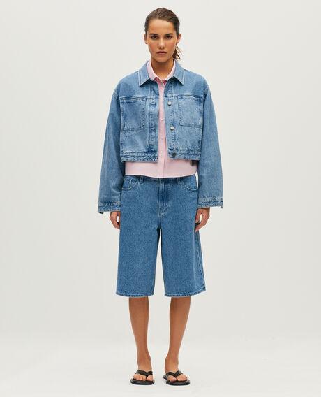 Denim Bermuda shorts L633 mid light vintage 6scpe237c97 by COMPTOIR DES COTONNIERS