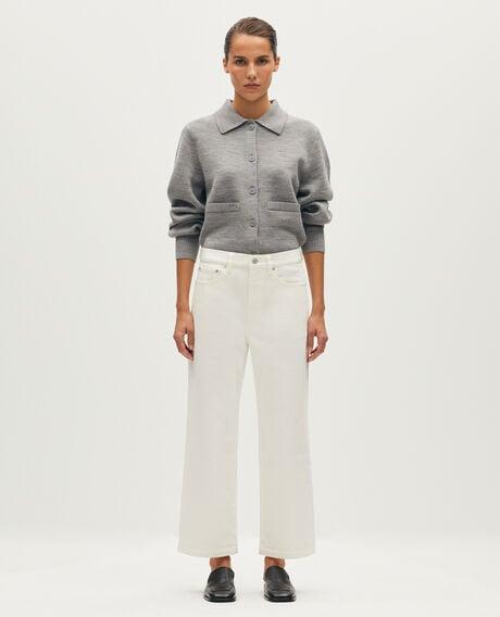 KARLA cropped jeans H003 white 6scpe188c41 by COMPTOIR DES COTONNIERS