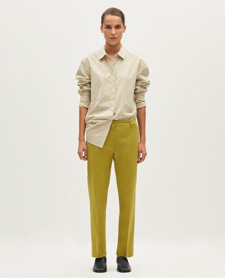 MARGUERITE cigarette trousers L560 willow khaki 5spa132l11 by COMPTOIR DES COTONNIERS