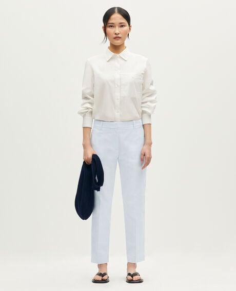 MARGUERITE cigarette trousers L610 light blue water 5spa132l11 by COMPTOIR DES COTONNIERS